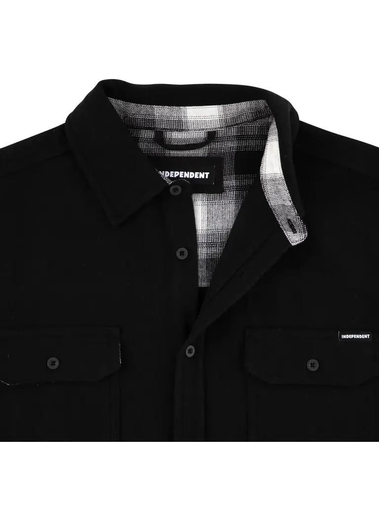 Independent Independent Belmont Black Flannel