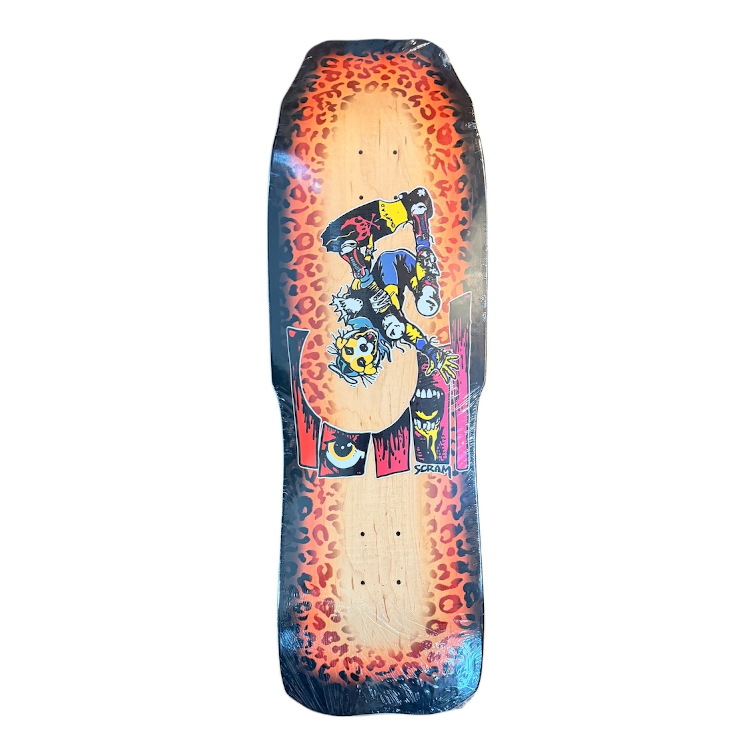 スケートボード Scram Tex V 33x10,5 WB 15.5 Scram Scram Tex v -10.5 x 33 - WB 15.5 Deck - Black Market Skates