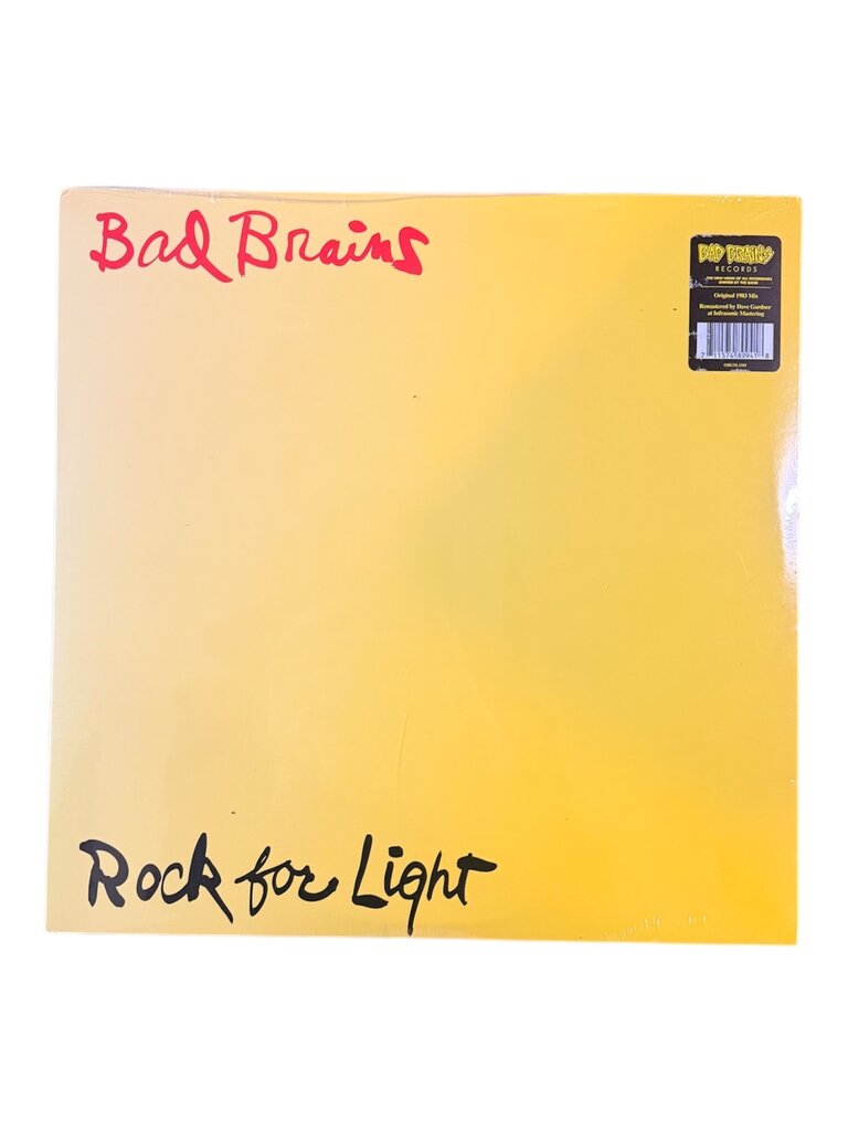 Bad Brains “Rock For Light” Black LP