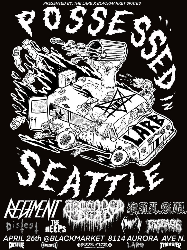 Black Market THE LARB AND BLACK MARKET PRESENT POSSESSED IN SEATTLE