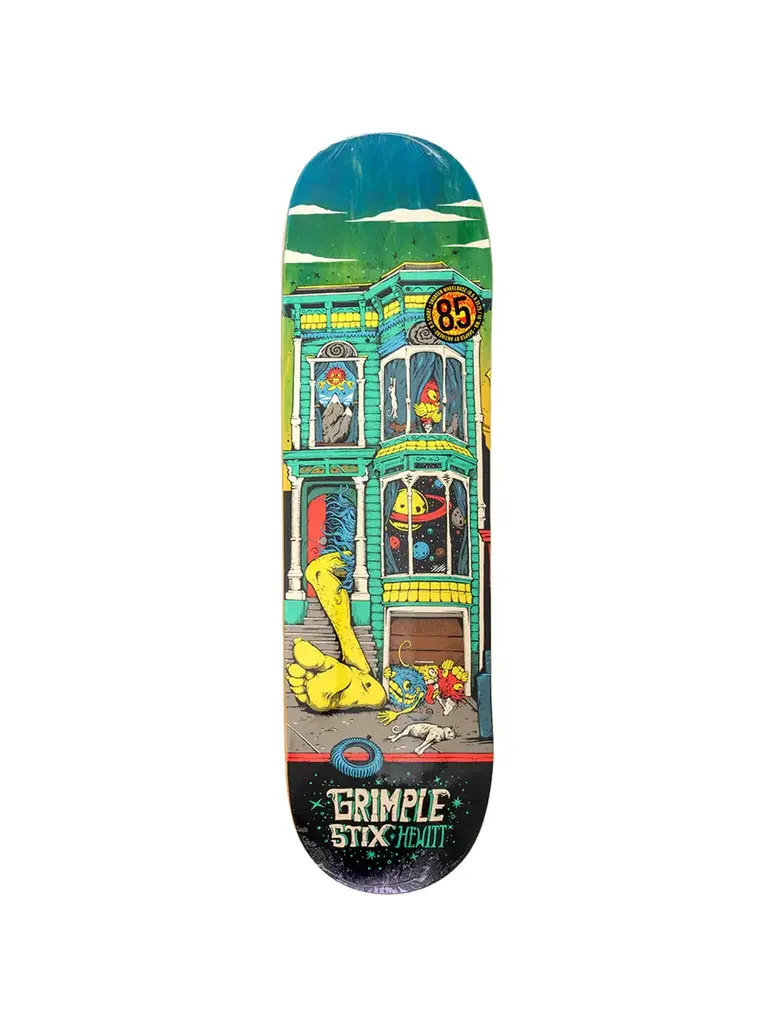 Grimple Stix Anti Hero Grimple Stix Hewitt Victorian 8.5” Deck