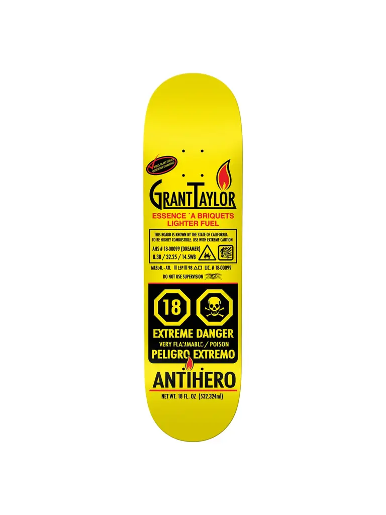 Anti Hero Anti Hero Grant Taylor Fueled Up 8.38”Deck
