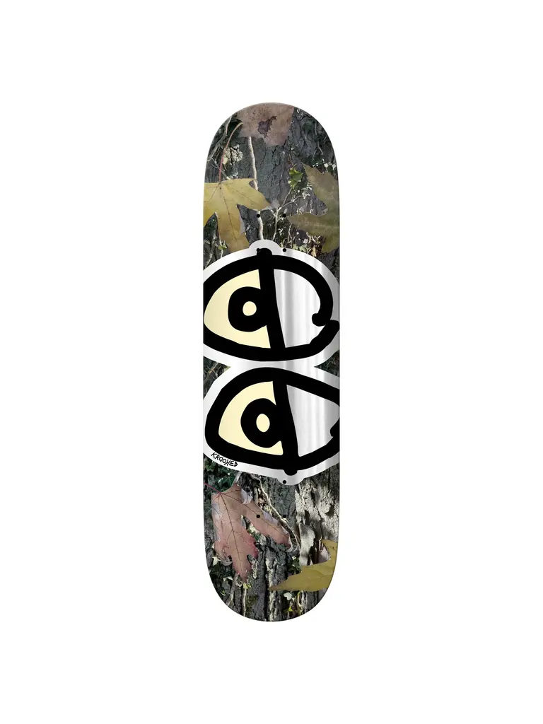 Krooked Krooked TM Eyes Camo Foil 8.5” Deck