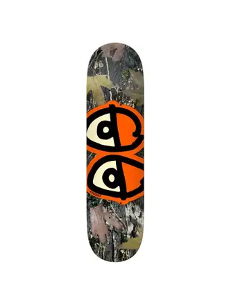 Krooked Krooked TM Eyes Camo Orange 8.25” Deck