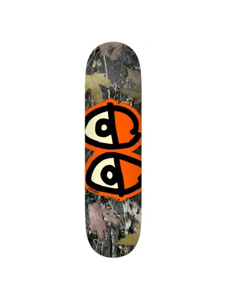 Krooked Krooked TM Eyes Camo Orange 8.25” Deck