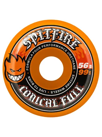 Spitfire Spitfire F4 99 Conical Full Orange 56mm Wheels