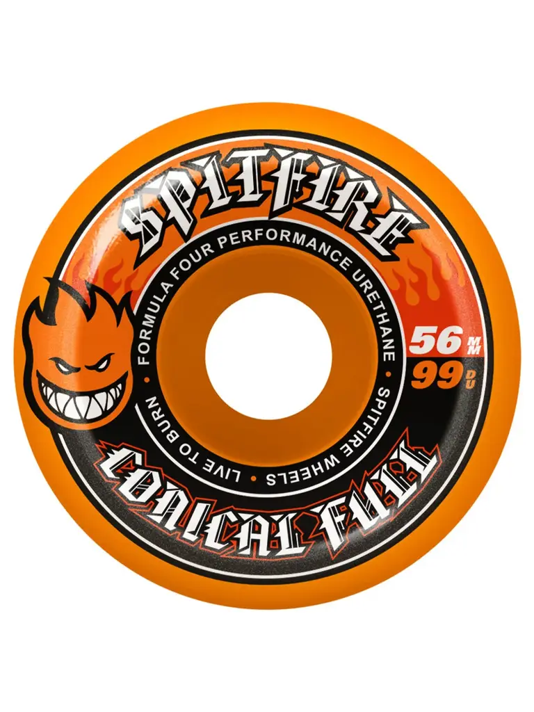 Spitfire Spitfire F4 99 Conical Full Orange 56mm Wheels
