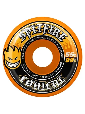 Spitfire Spitfire F4 99 Conical Orange 55mm Wheels