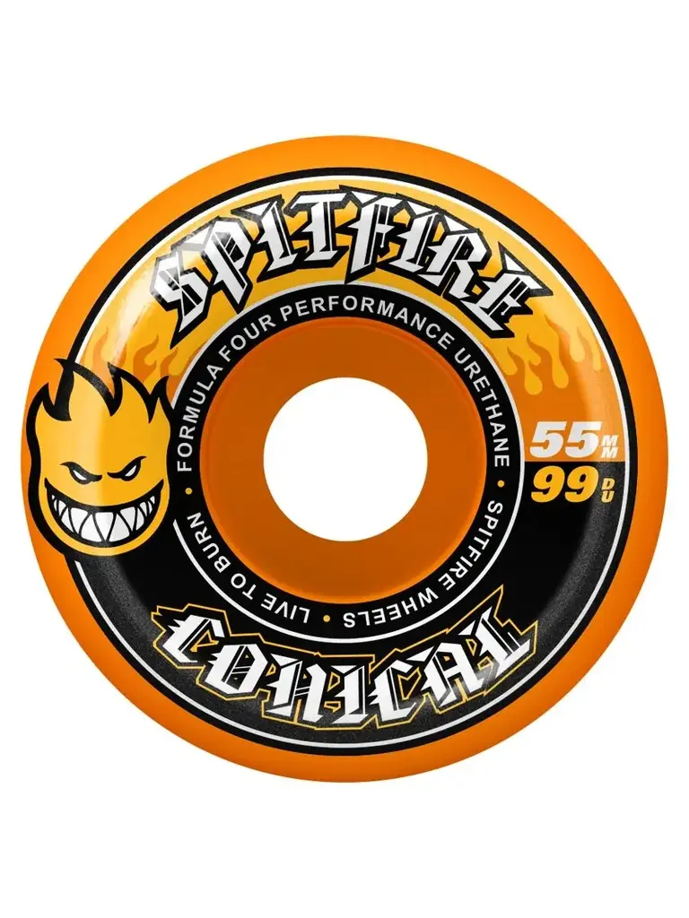 Spitfire Spitfire F4 99 Conical Orange 55mm Wheels