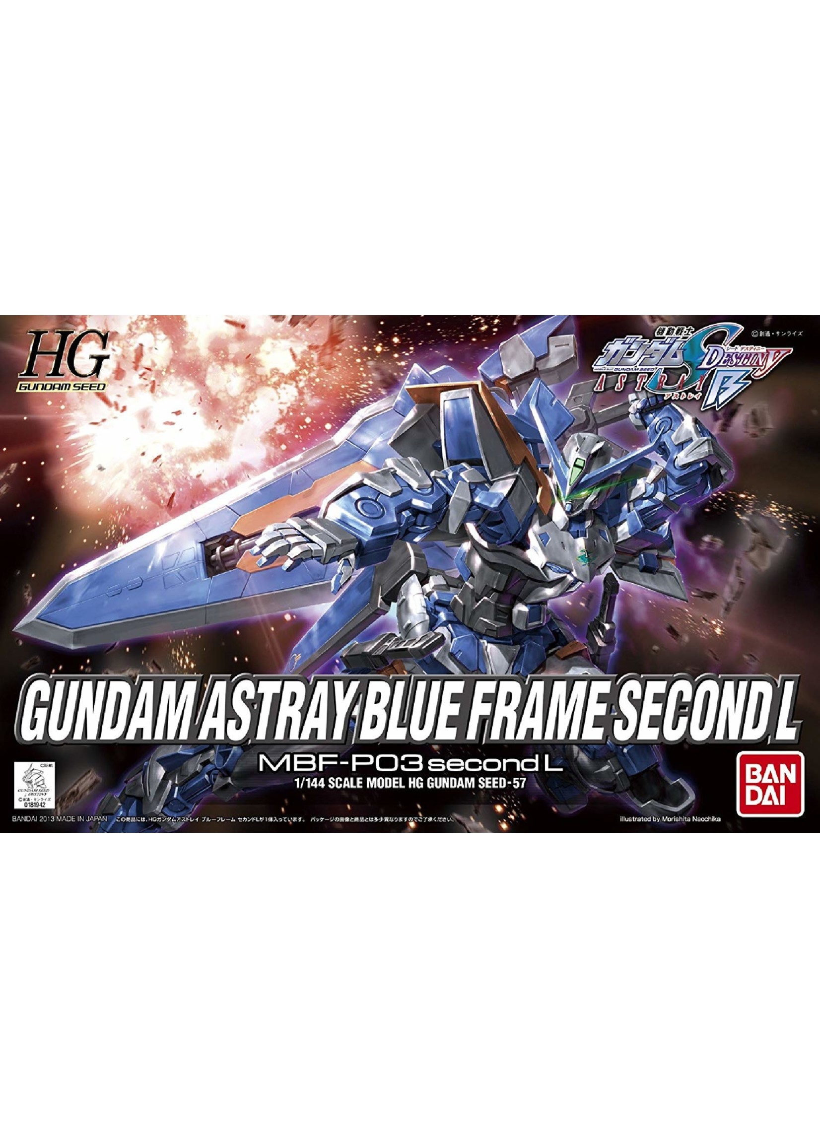 Bandai #57 Gundam Astray Blue Frame Second L