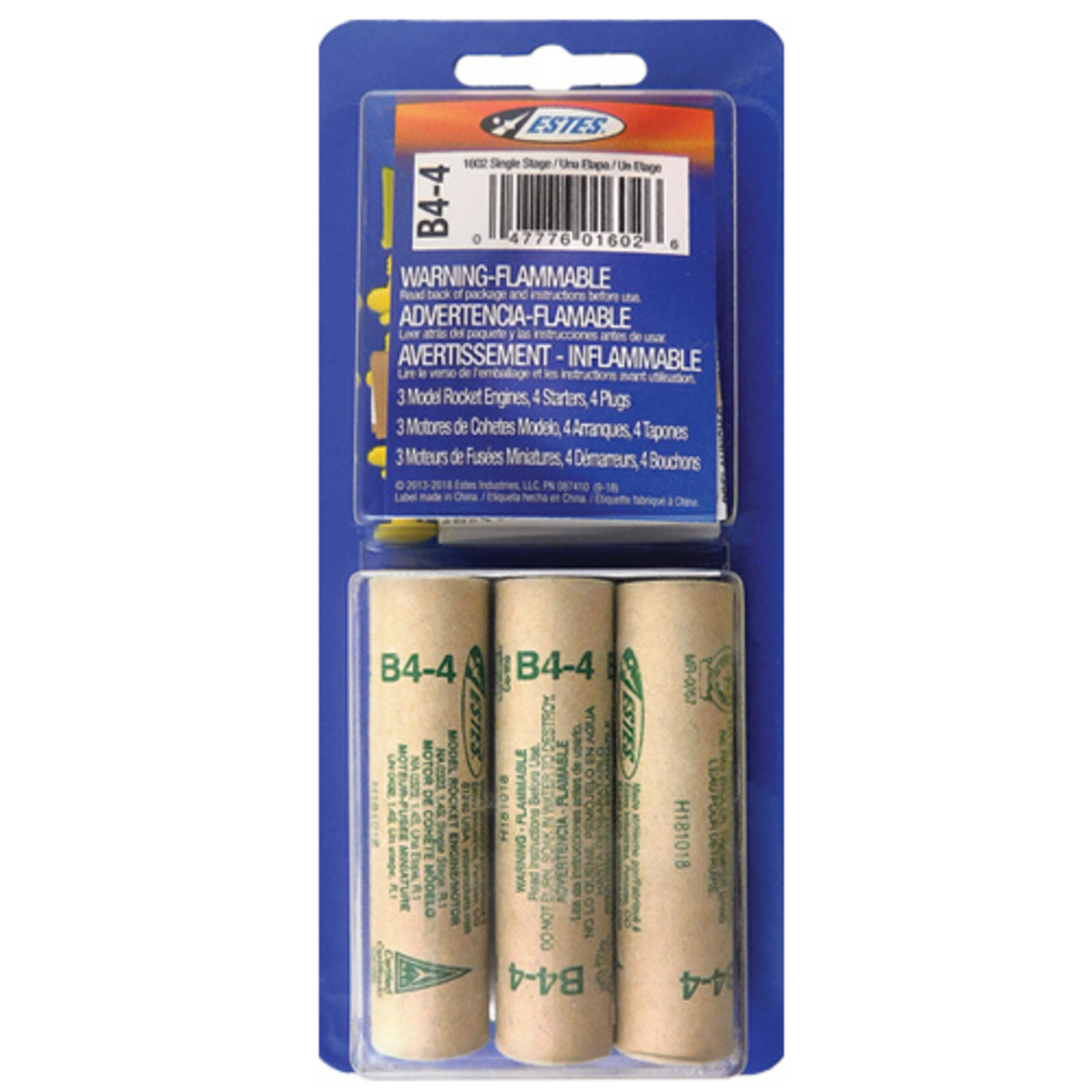 Estes B4-4 Standard Engine - 1602