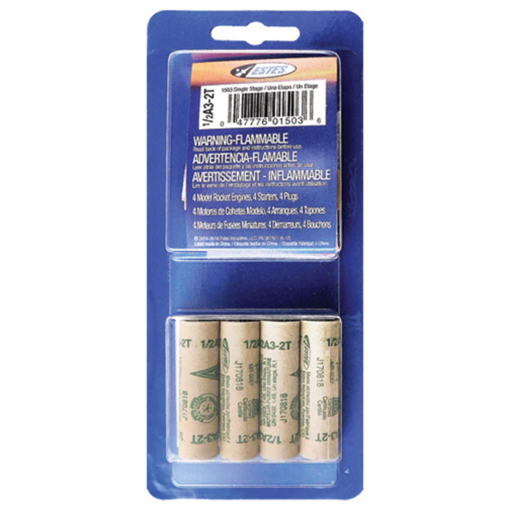 Estes 1/2A3-2T Mini Engine - 1503