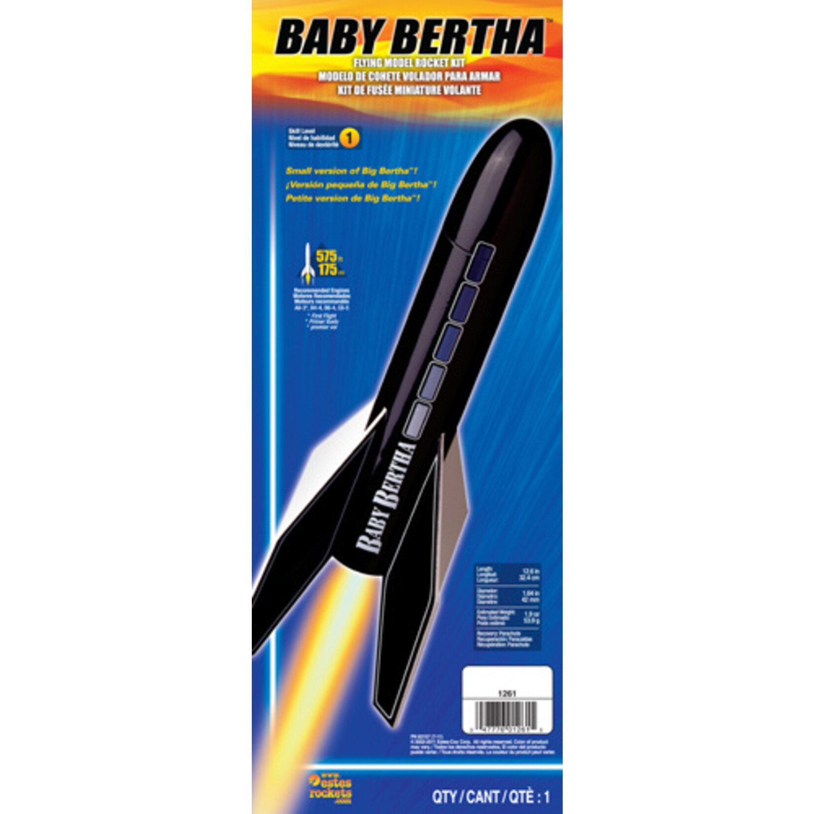 Estes Baby Bertha  - 1261