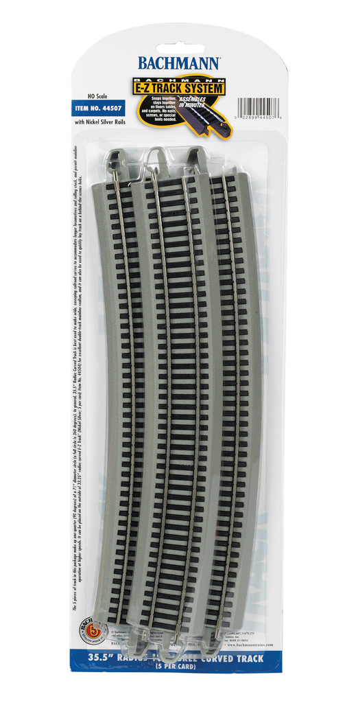 35.50" Radius 18 Degree Curved HO Scale EZ Track