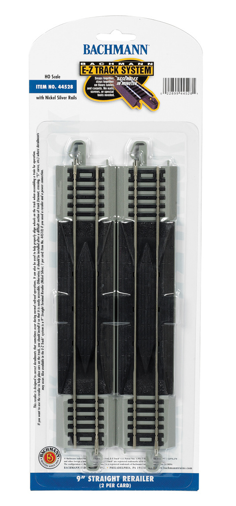 9" Straight Rerailer HO Scale EZ Track