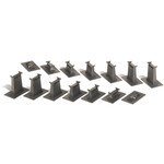 Bachmann 14-Piece Graduated Pier Set HO Scale EZ Track