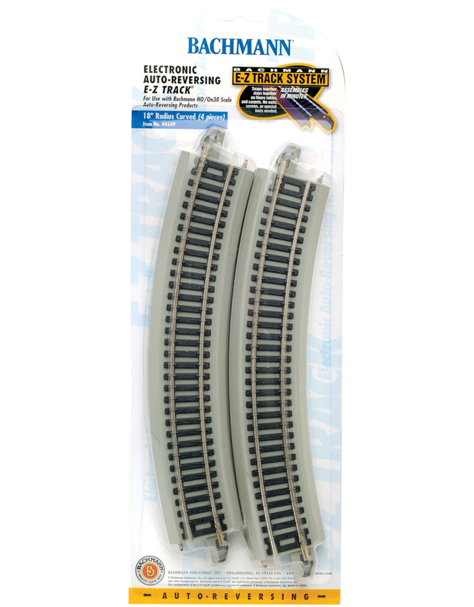 18" Radius Reversing HO Scale EZ Track Hub Hobby