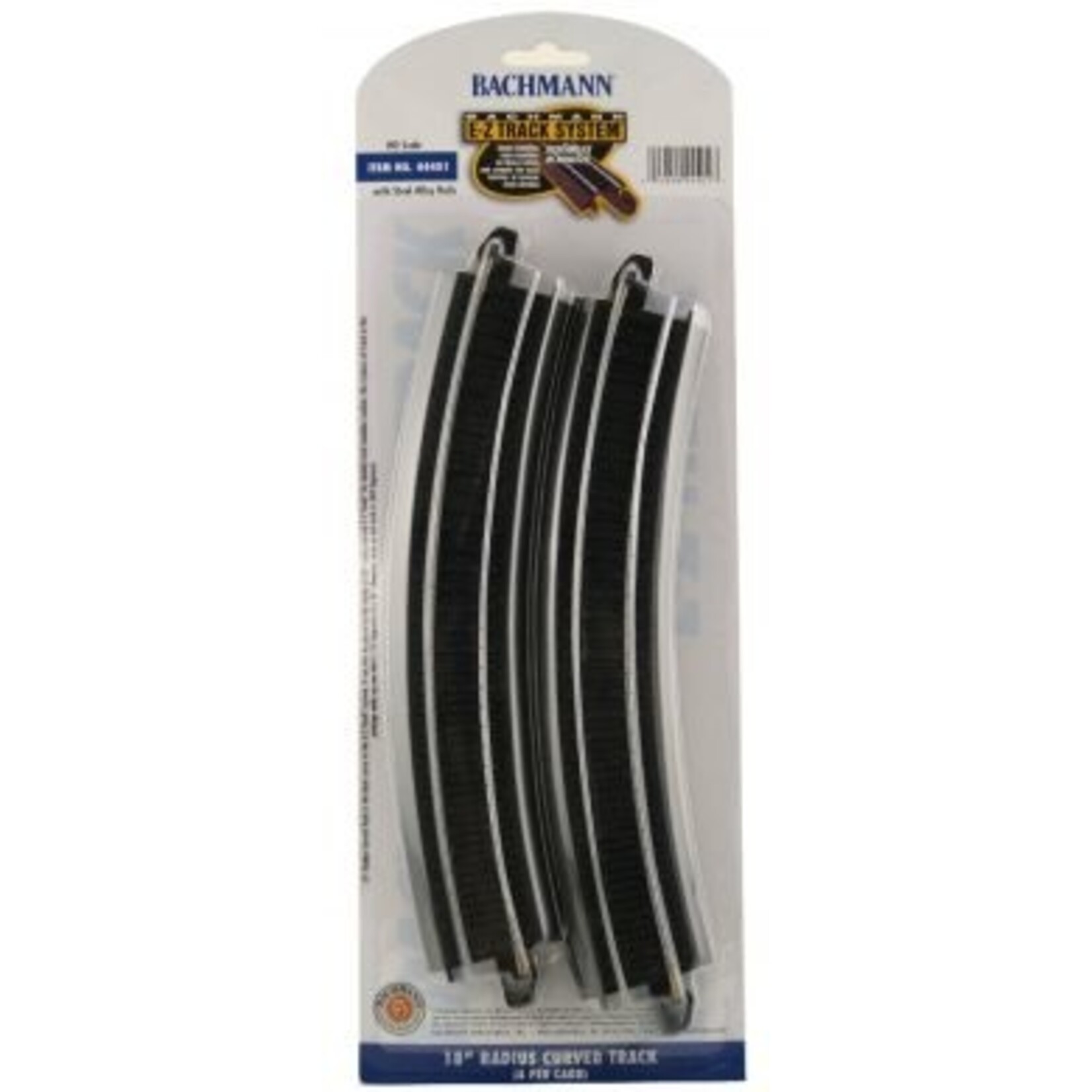 Bachmann 18" Radius Curved HO Scale EZ Track