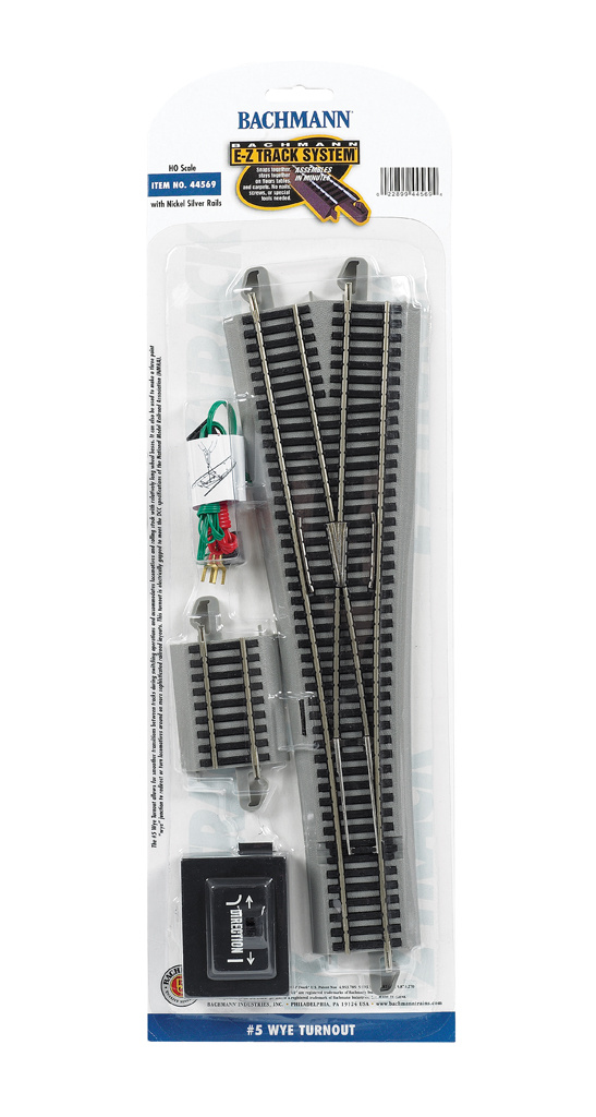 #5 Wye Turnout HO Scale EZ Track - Hub Hobby
