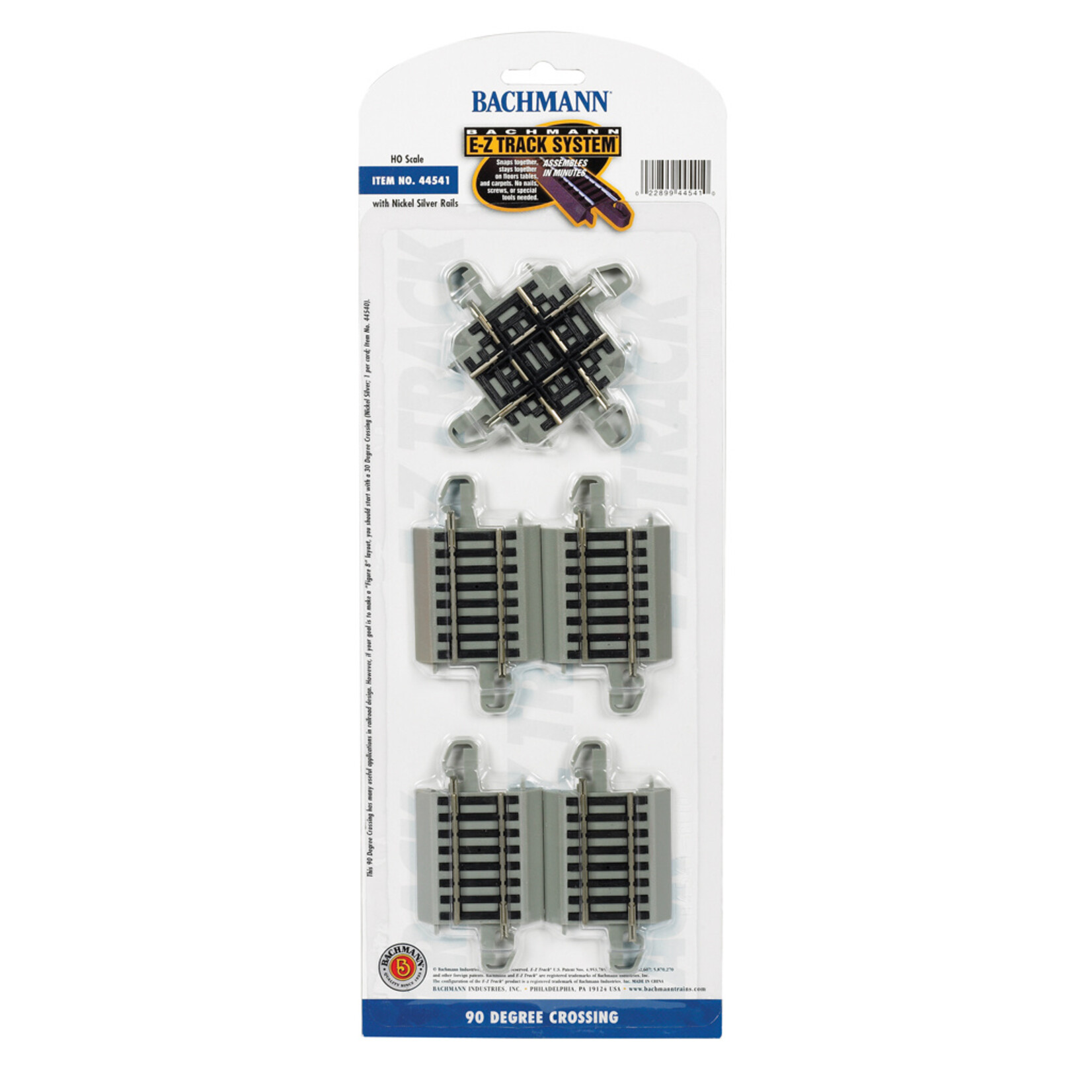 Bachmann 90 Degree Crossing HO Scale EZ Track
