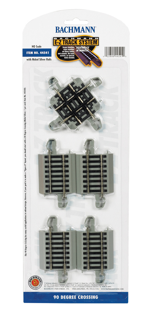 90 Degree Crossing HO Scale EZ Track