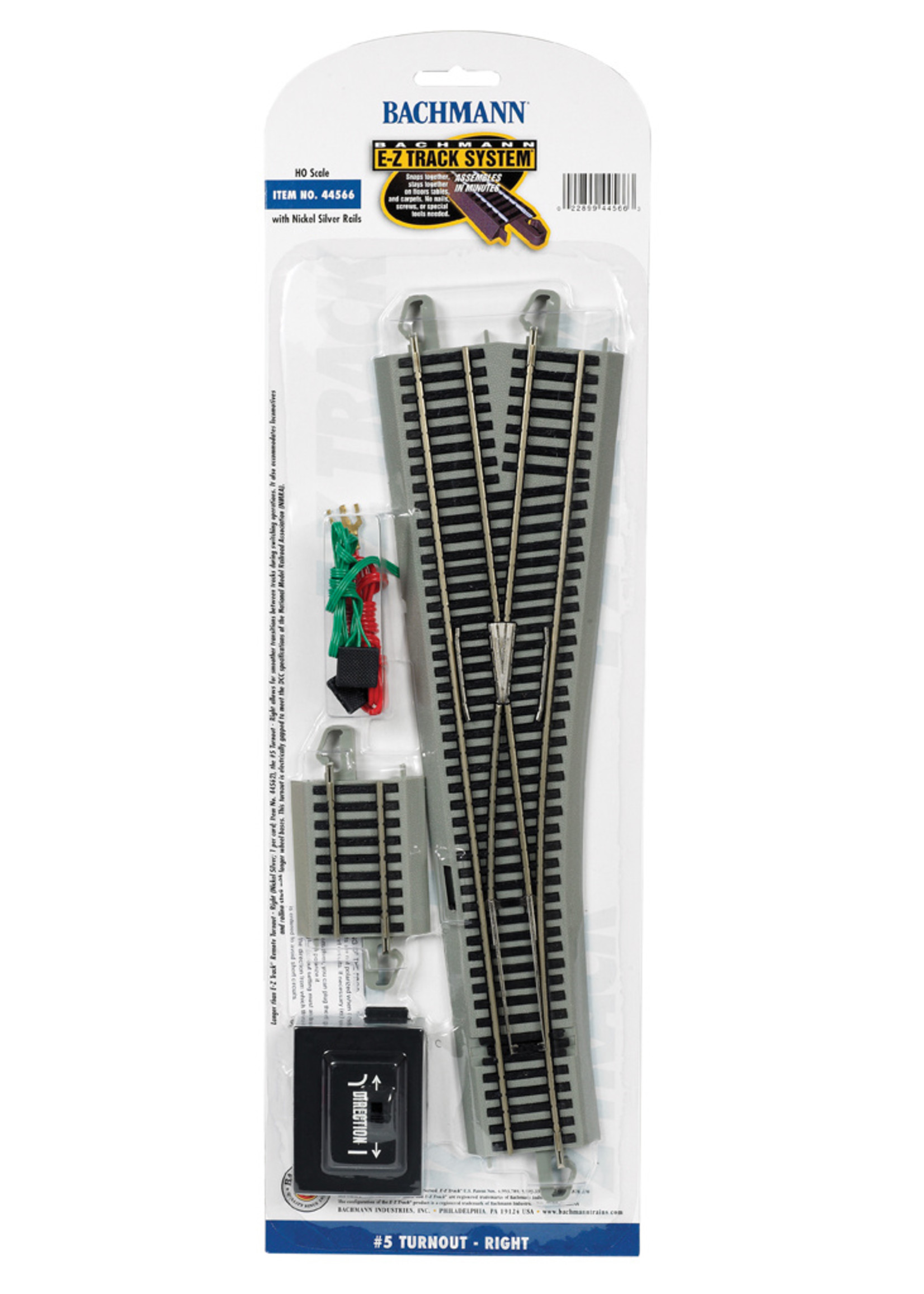 Bachmann #5 Turnout Right HO Scale EZ Track