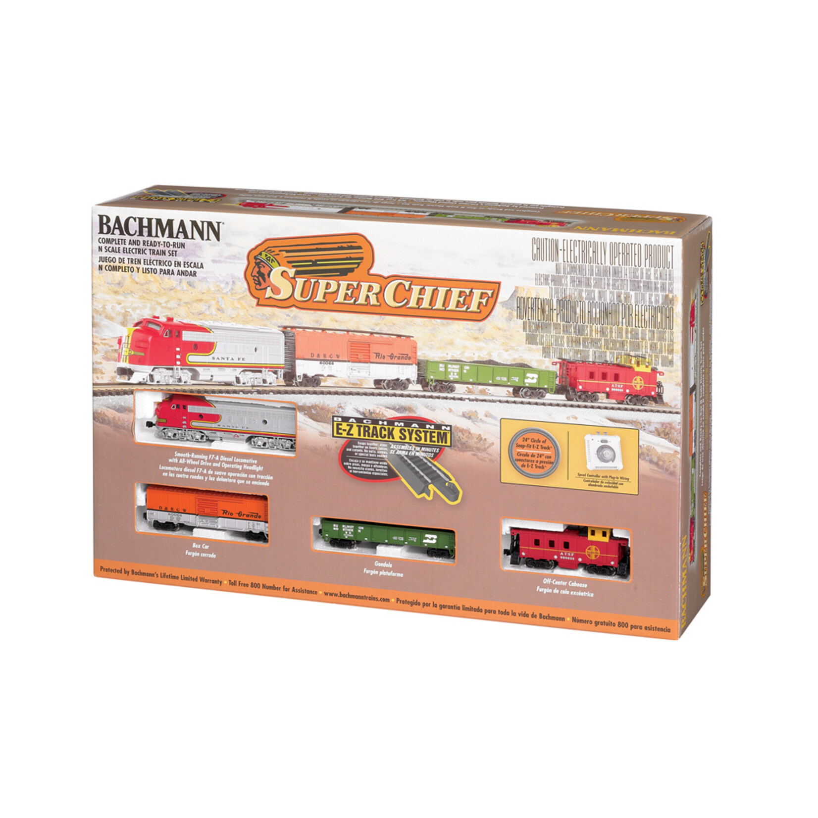 Bachmann Super Chief N Scale Train Set