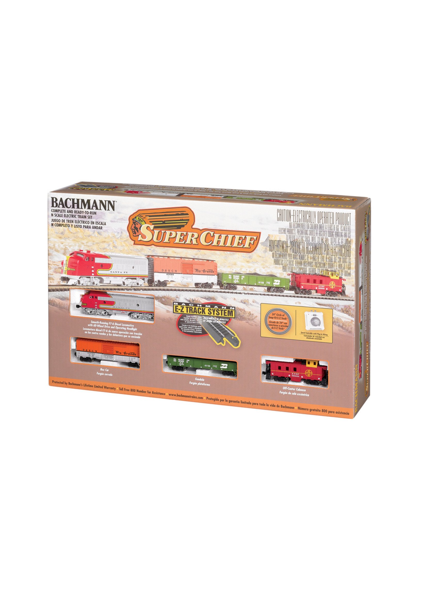 Bachmann Super Chief N Scale Train Set