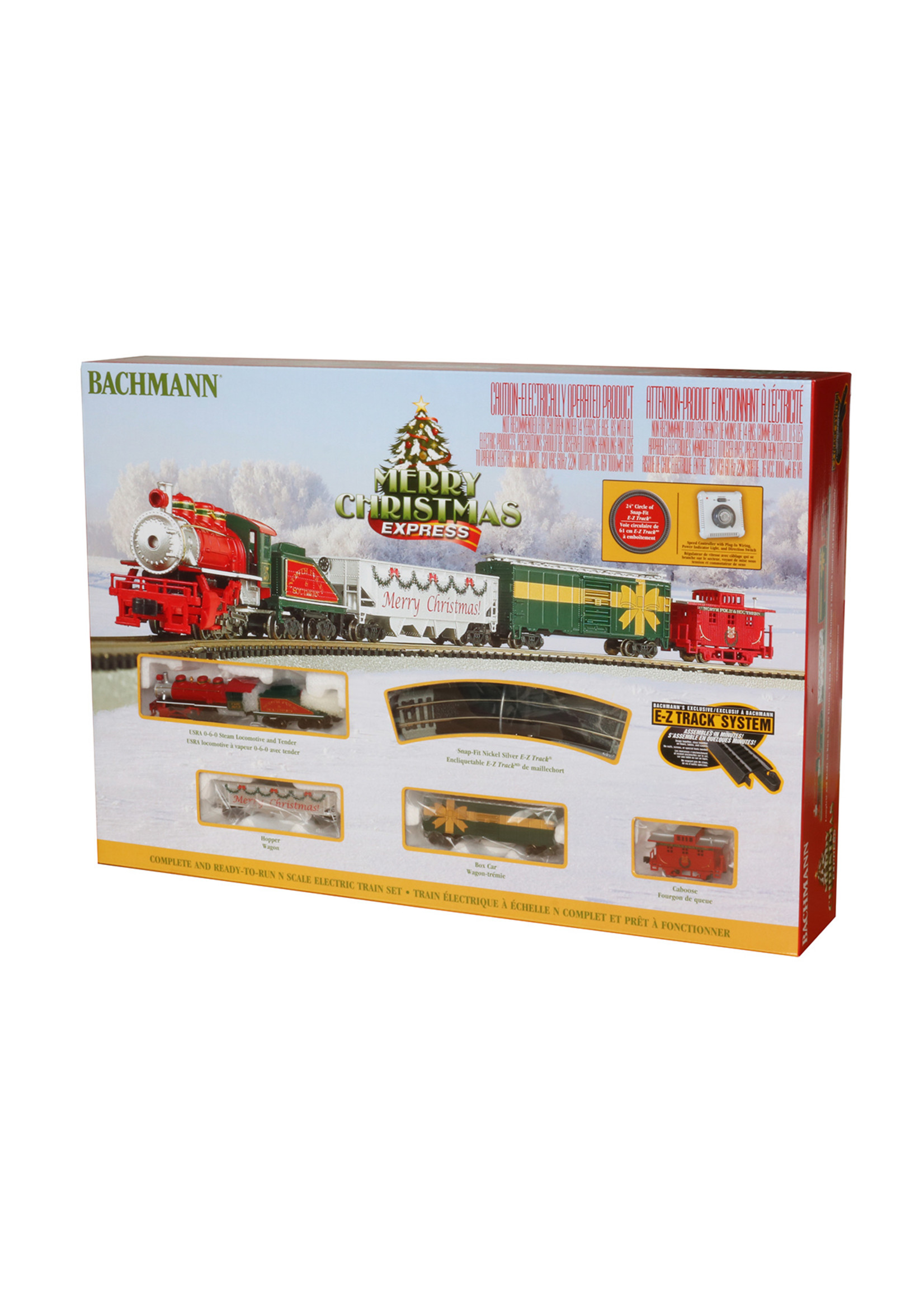 Bachmann Merry Christmas Express N Scale Train Set