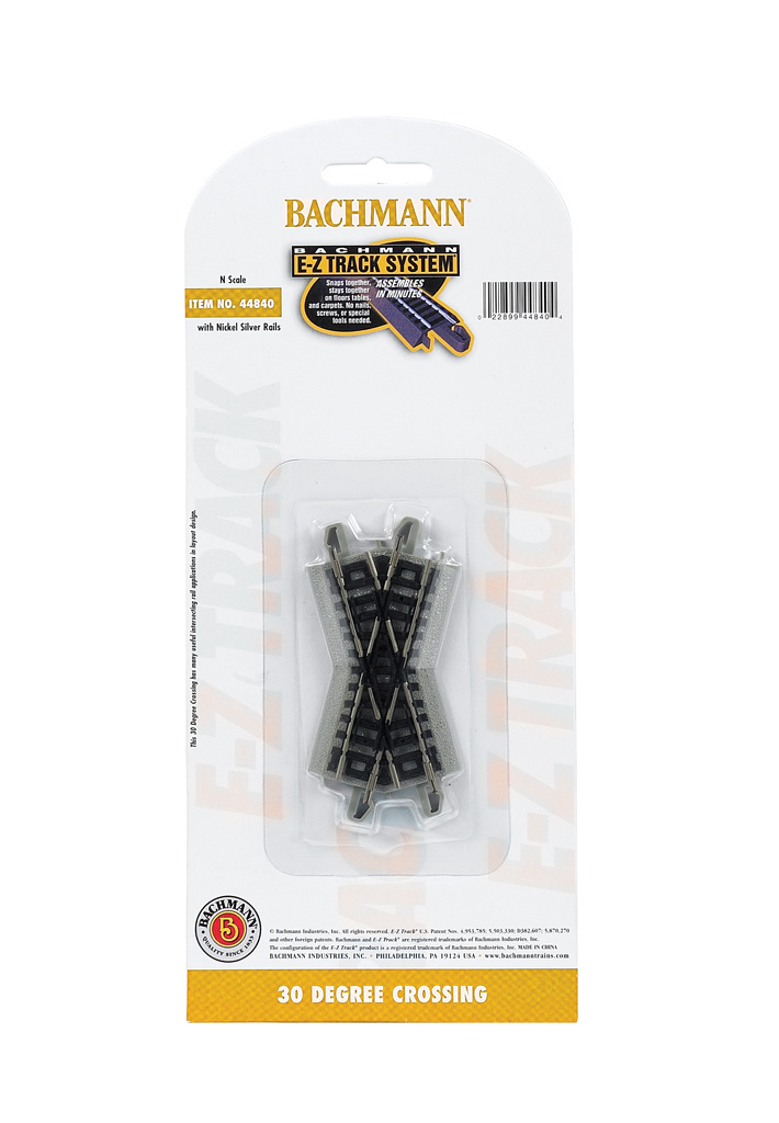 44840 - 30 Degree Crossing - N Scale EZ Track