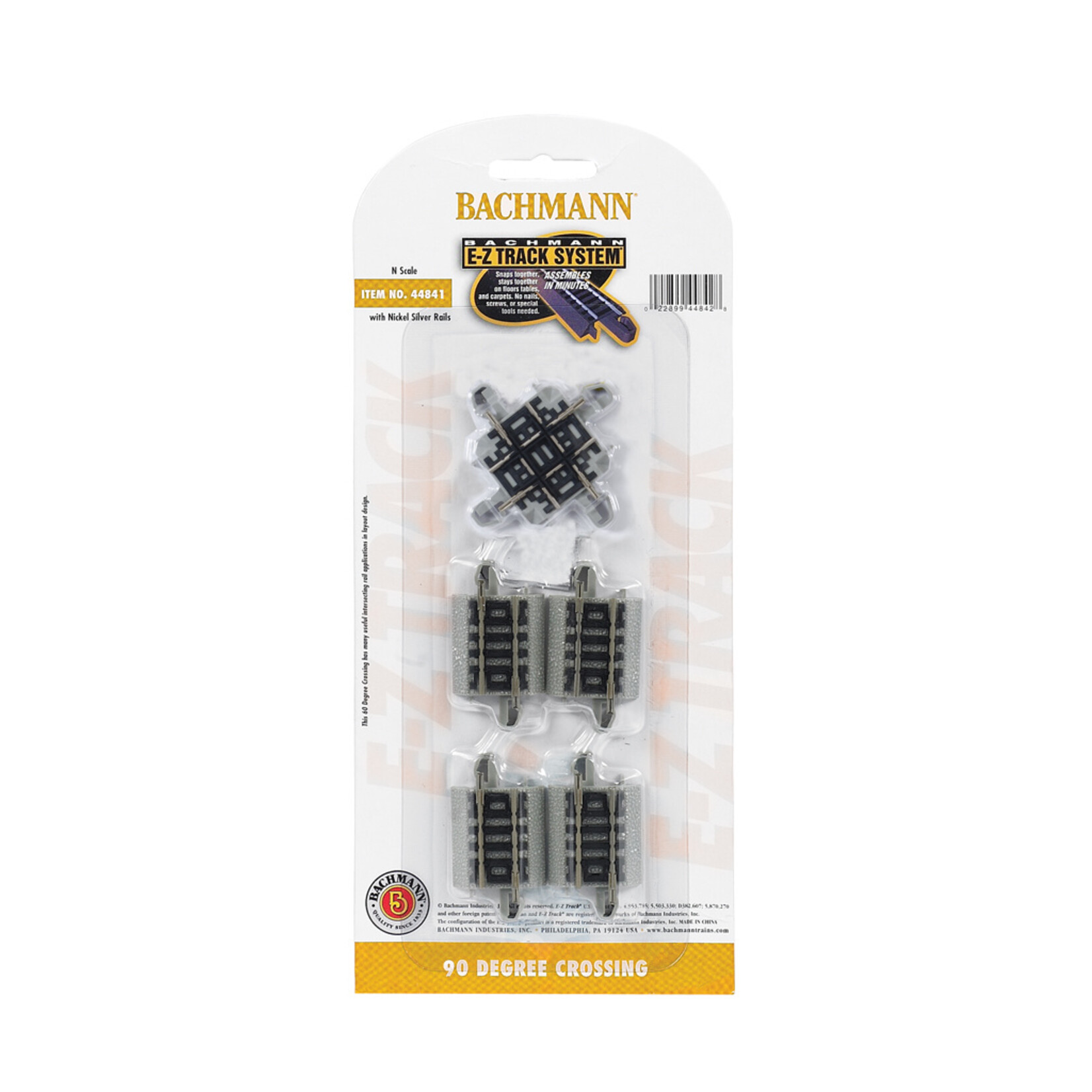 Bachmann 44841 - 90 Degree Crossing - N Scale EZ Track