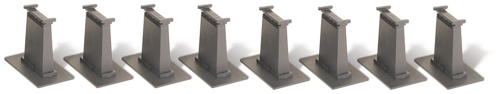 44872 - 8-Piece Tall Pier Set - N Scale EZ Track