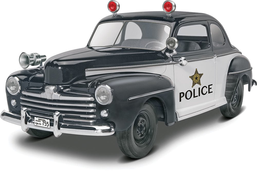 police coupe car