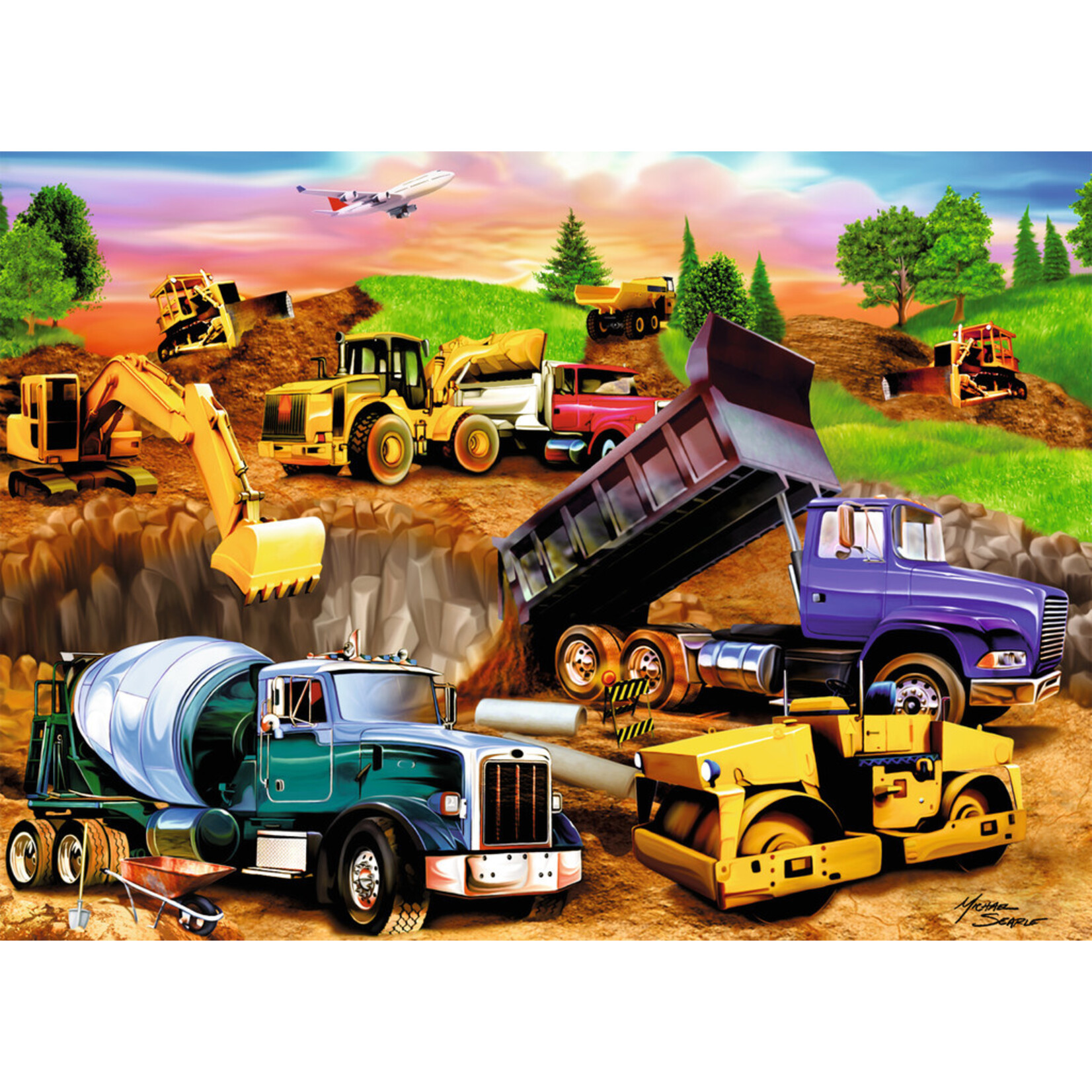 Ravensburger Construction Crowd - 60 Piece Puzzle