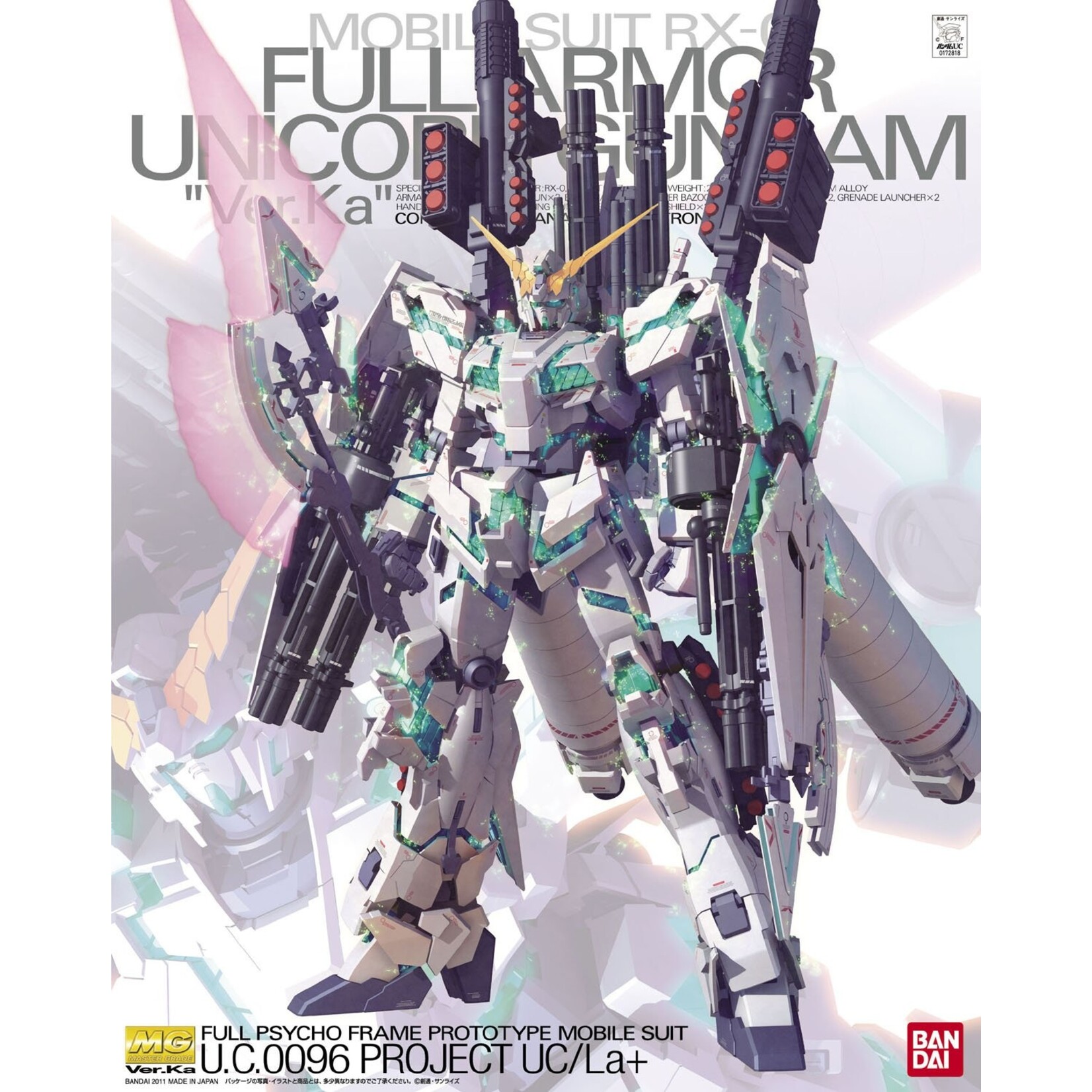 Bandai - MG 1/100 RX-0 Full Armor Unicorn Gundam Ver. Ka