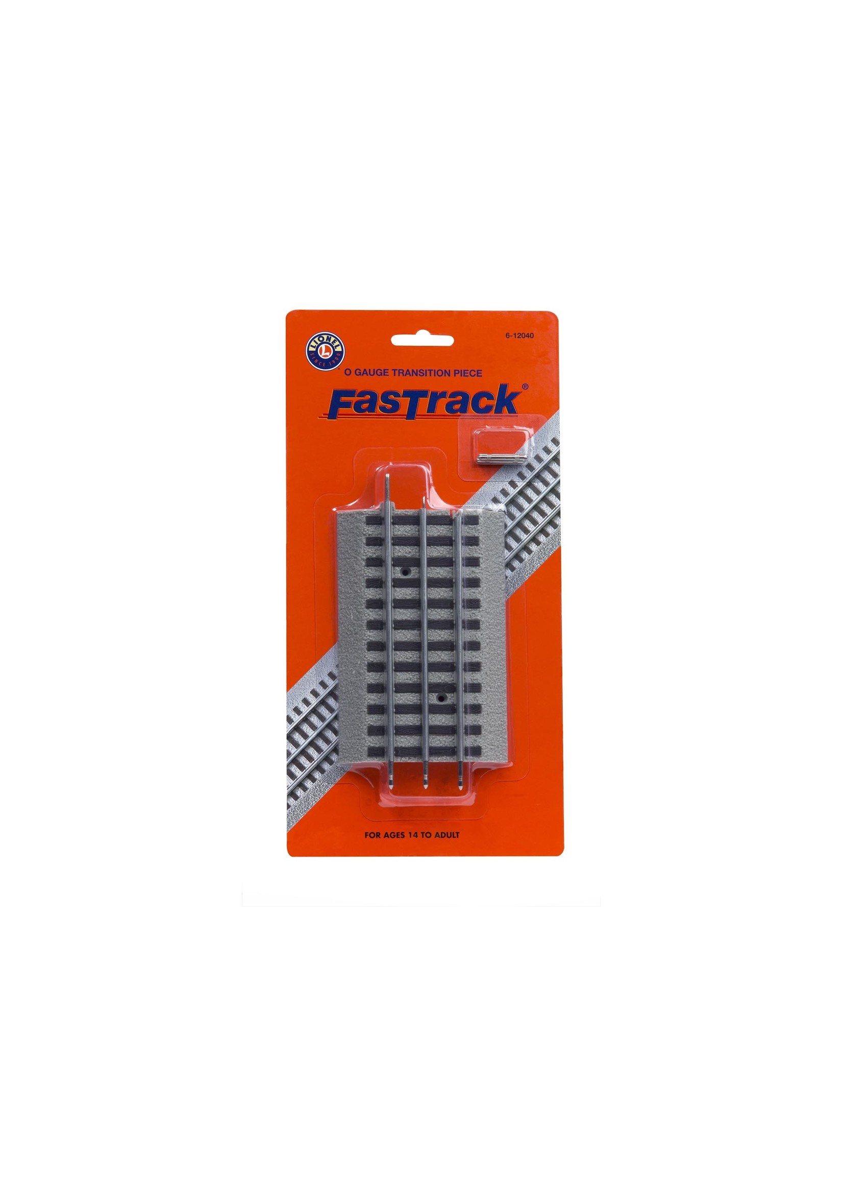 Lionel O-Gauge FasTrack Transition Piece – Tubular To FasTrack (6-12040)