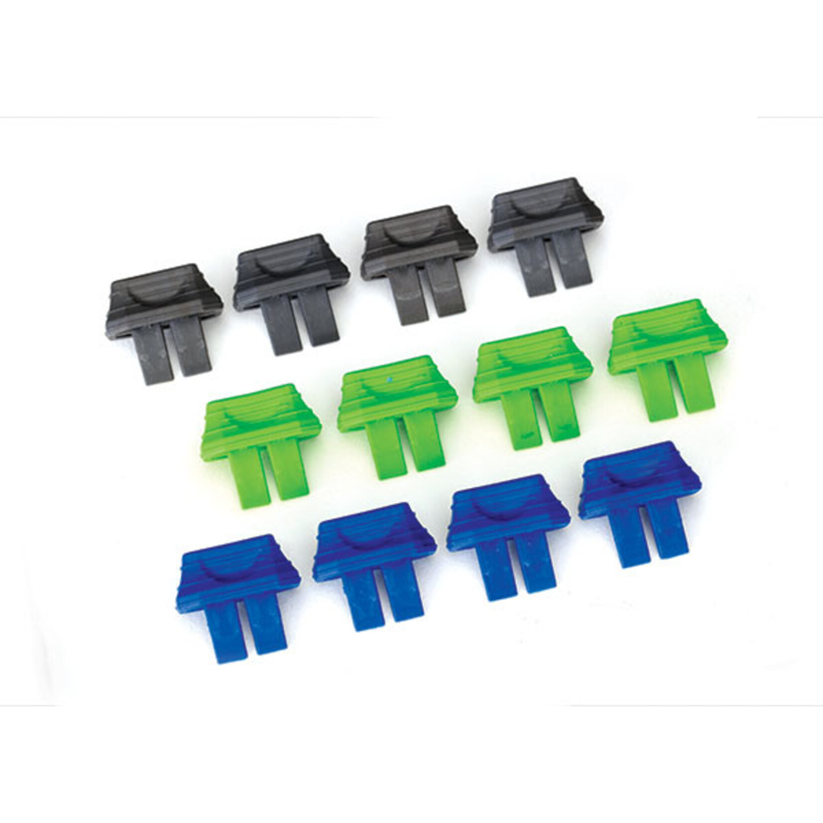Traxxas 2943 - Battery Plug Charge Indicator Set (Green x4, Blue x4, Grey x4)