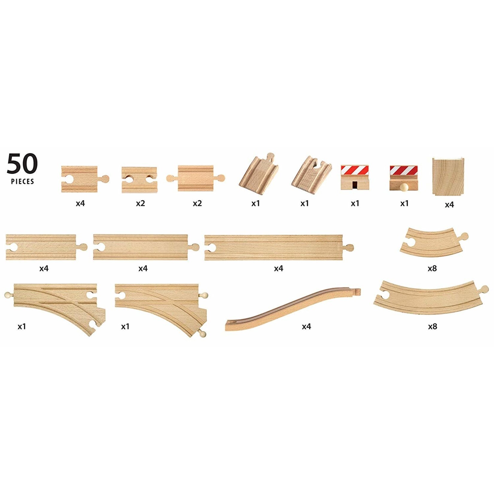Brio 33772 - 50 Piece Track Pack
