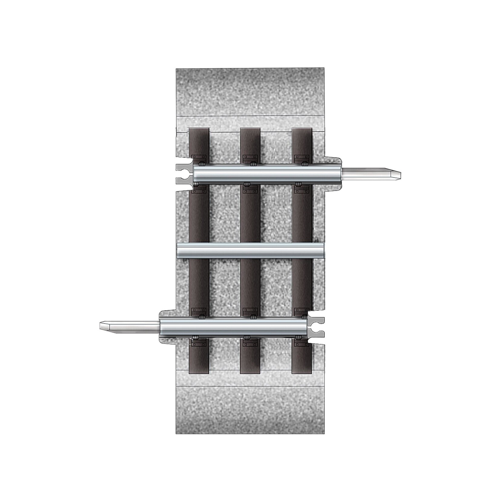 Lionel FasTrack 1 3/8" Track Section