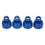 Traxxas 3767A - Aluminum Ultra Shock Caps - Blue