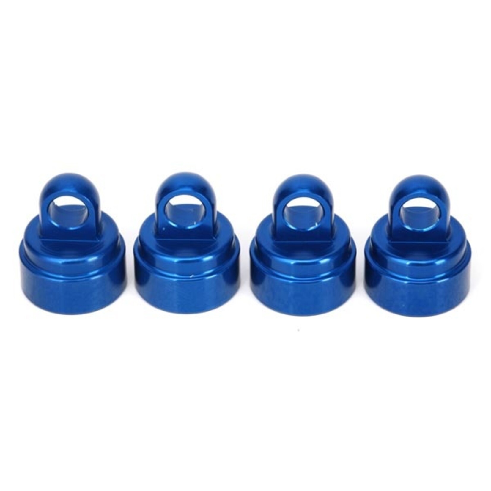 Traxxas 3767A - Aluminum Ultra Shock Caps - Blue