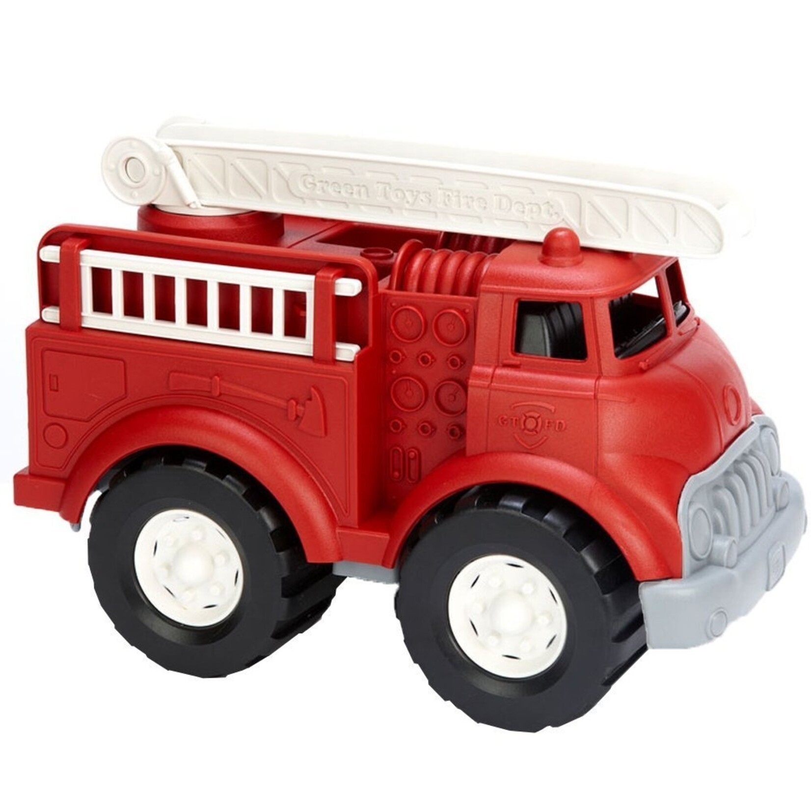 Green Toys Fire Truck in Red Color - BPA Free, Phthalates Free Play Toy