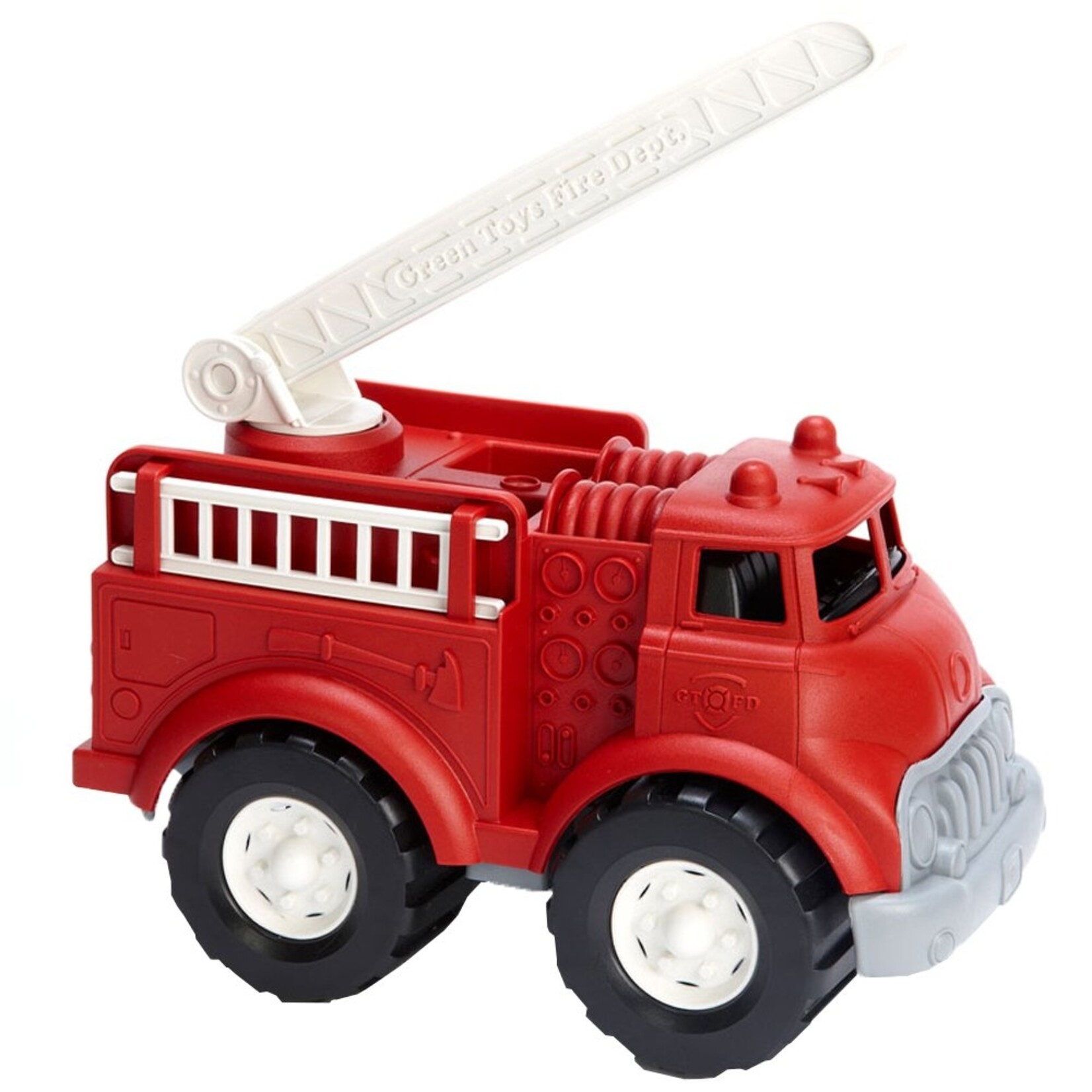 Green Toys Fire Truck in Red Color - BPA Free, Phthalates Free Play Toy