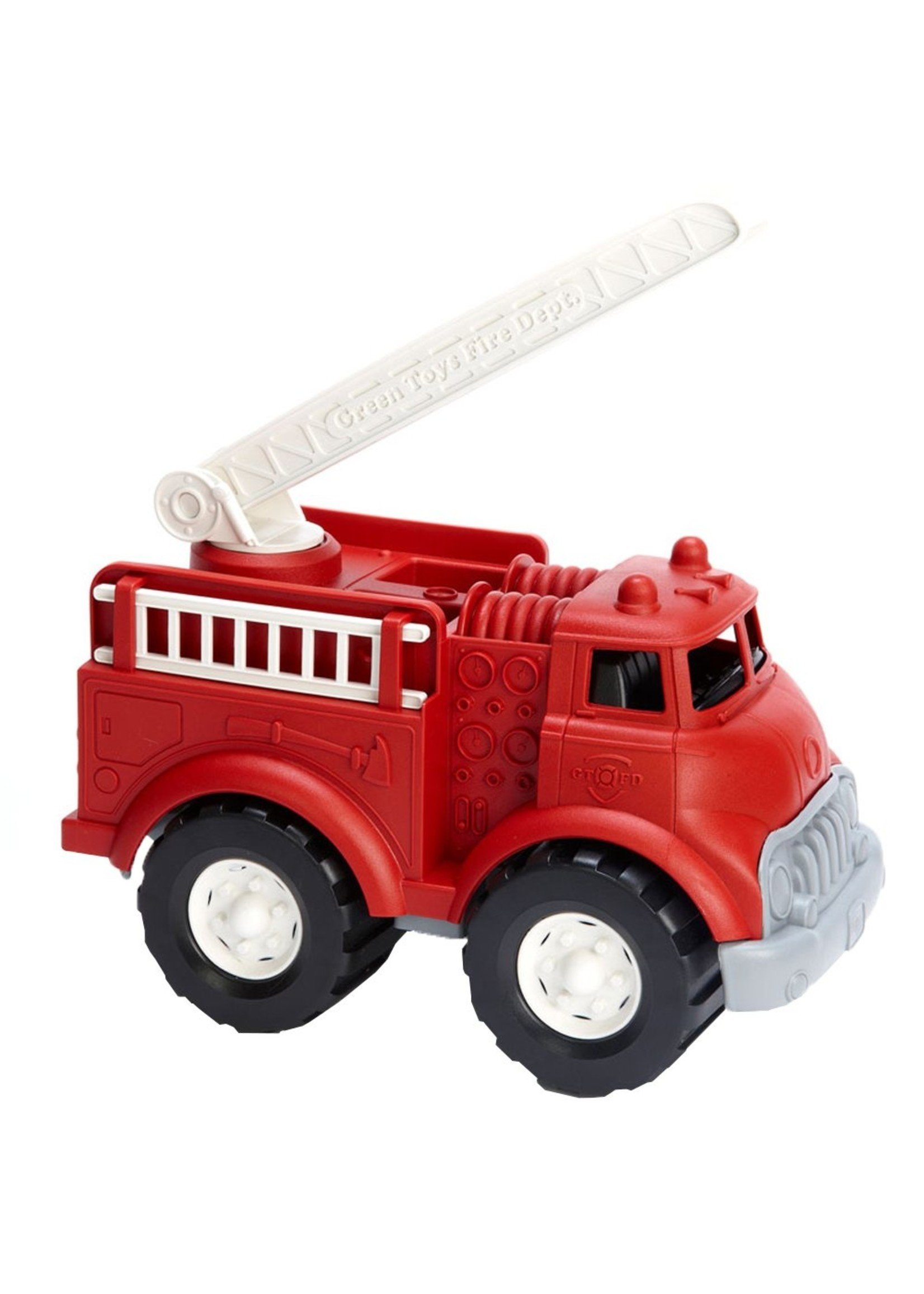 Green Toys Fire Truck in Red Color - BPA Free, Phthalates Free Play Toy