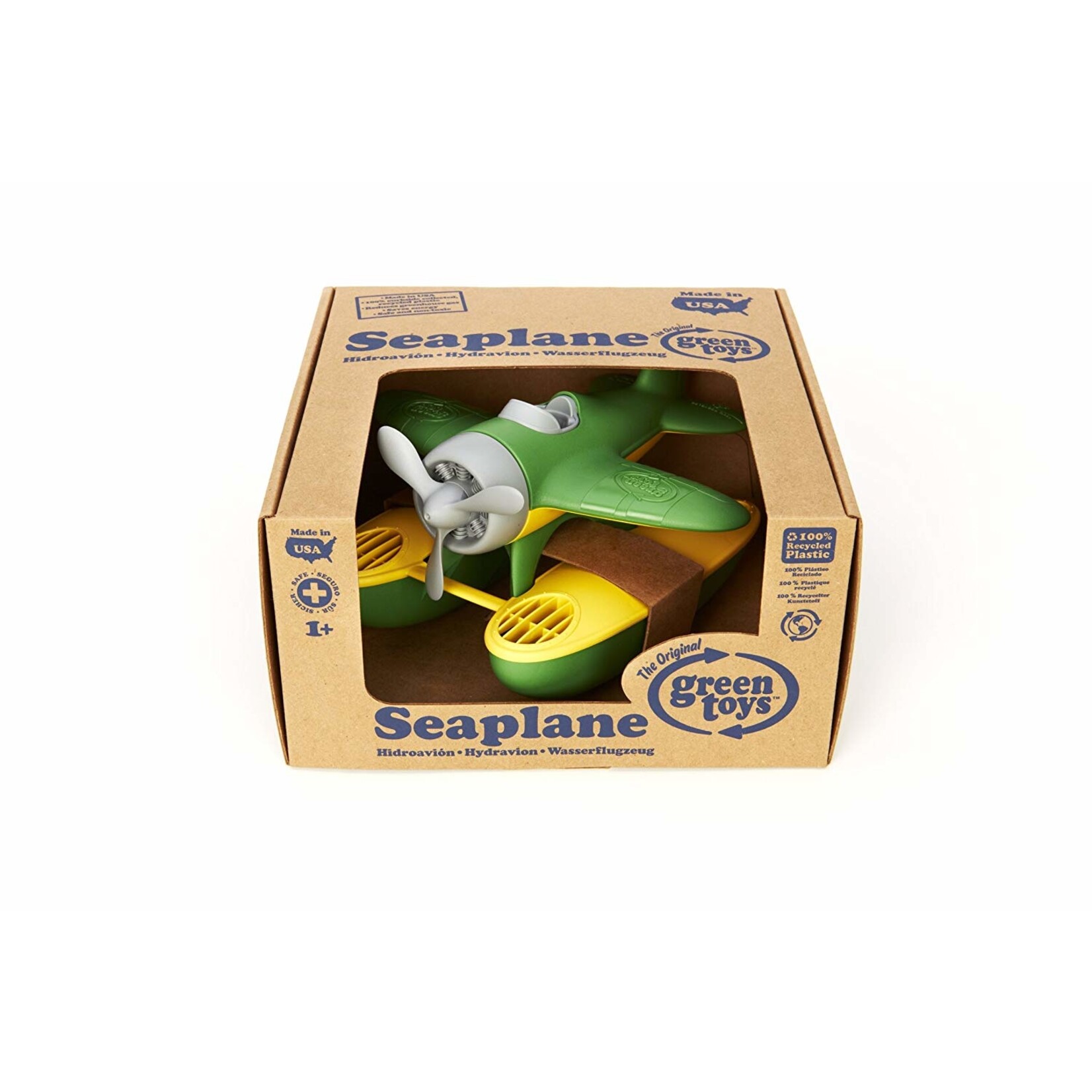 Green Toys Seaplane in Green Color - BPA Free, Phthalate Free Play Toy