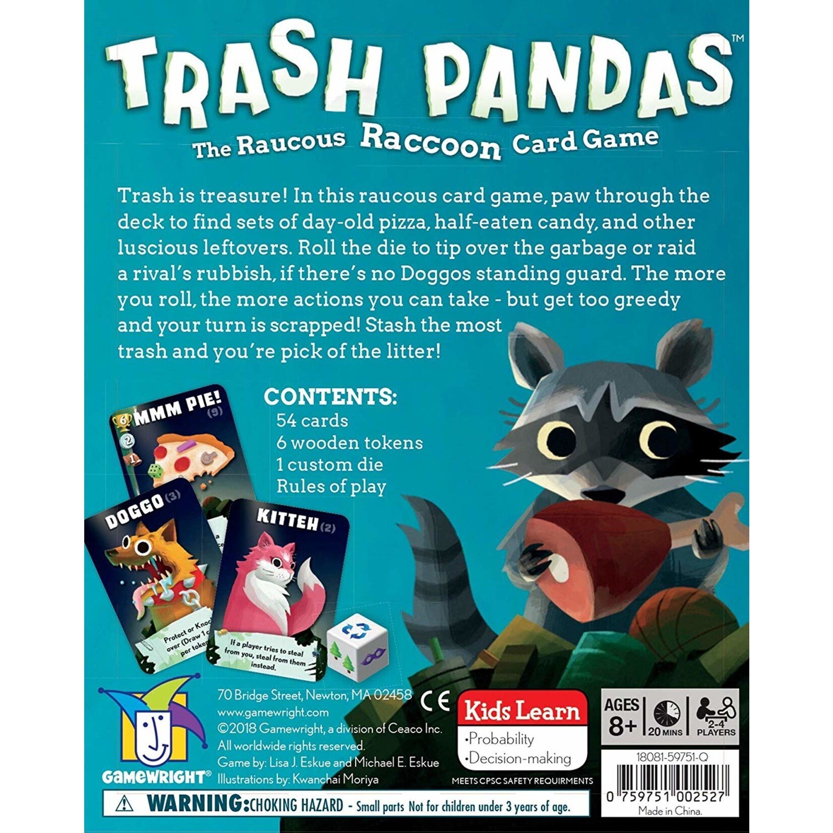 Gamewright Trash Pandas