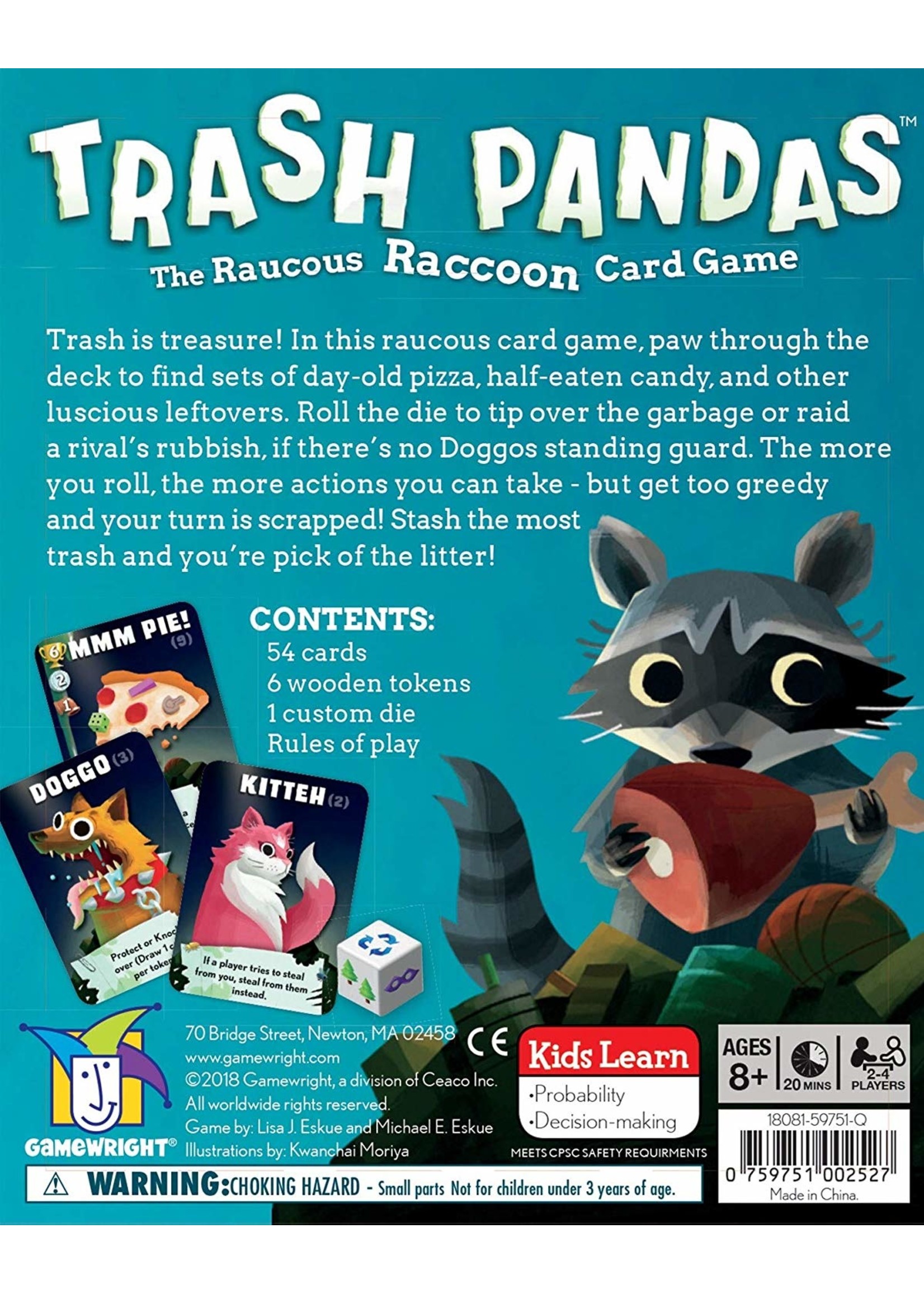 Gamewright Trash Pandas