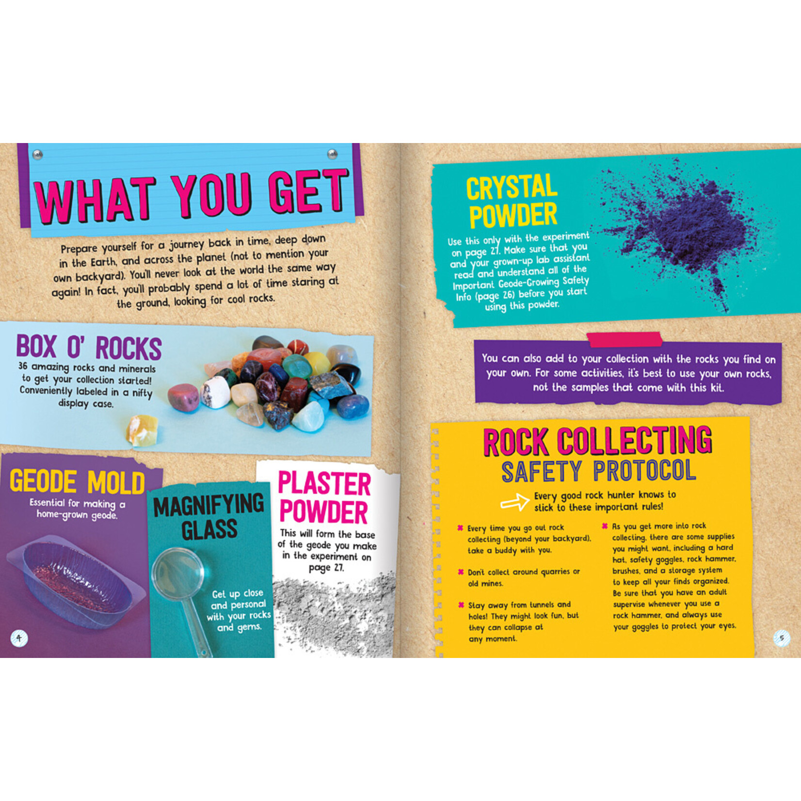 Klutz Rocks, Gems & Geodes