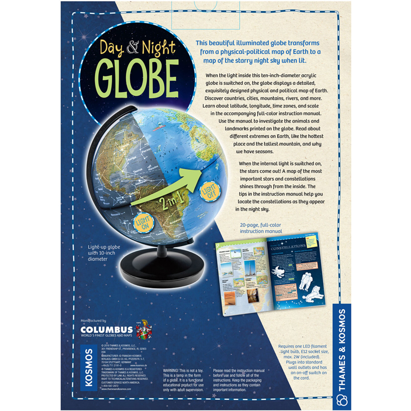 Thames & Kosmos Day & Night Globe