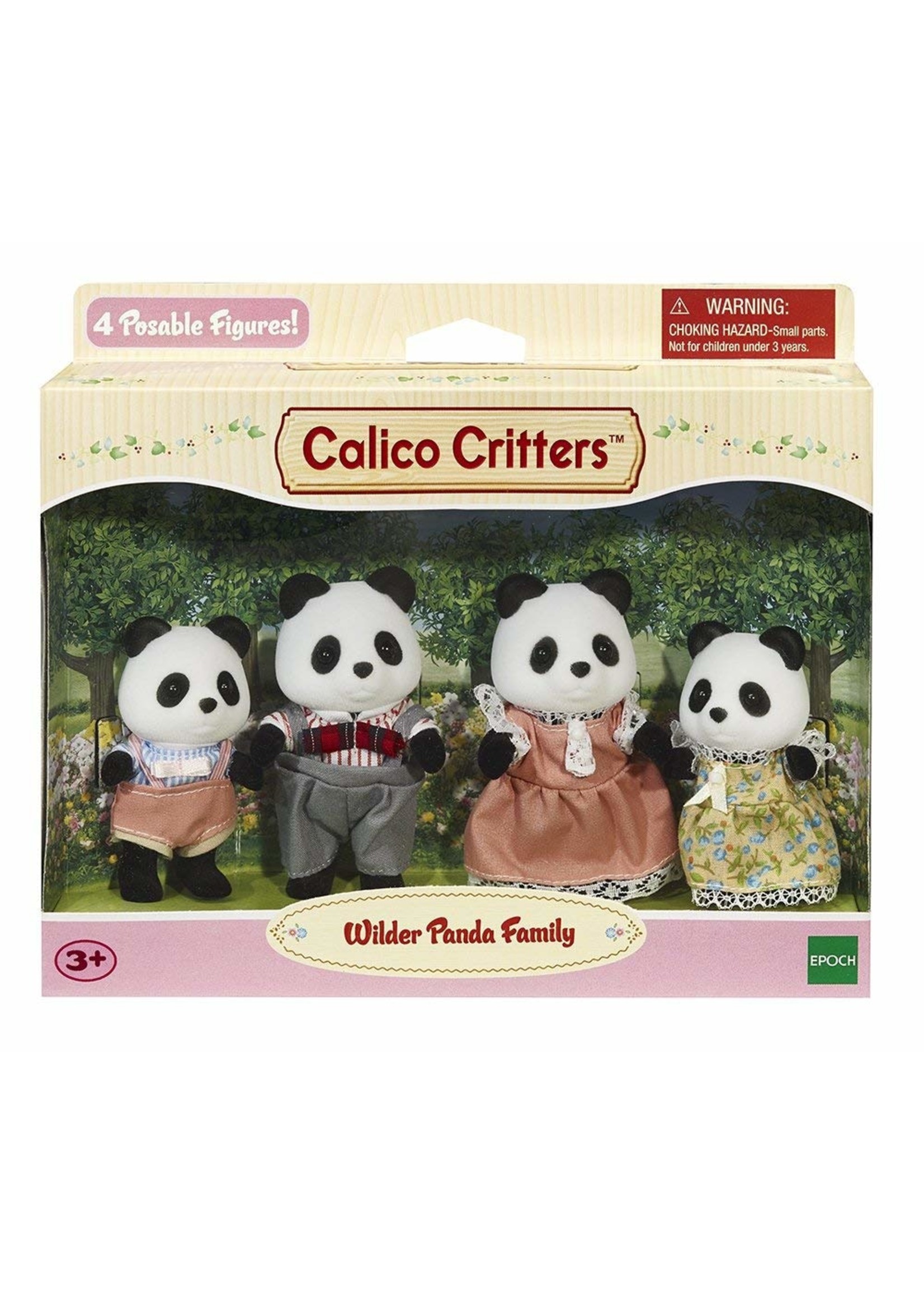 Calico Critters Pookie Panda Family